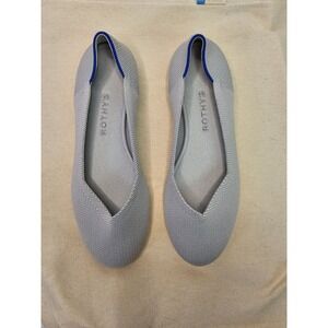 Rothy's The Daily Flat light Gray Round Toe Size 7 Women's